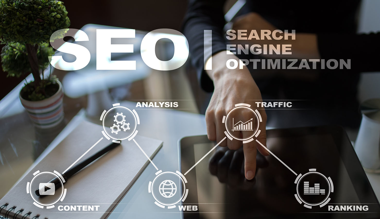 Visualization of search engine optimization